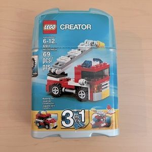 (NEW) Lego Creator 3 In 1 Mini Fire Rescue; Set 6911.